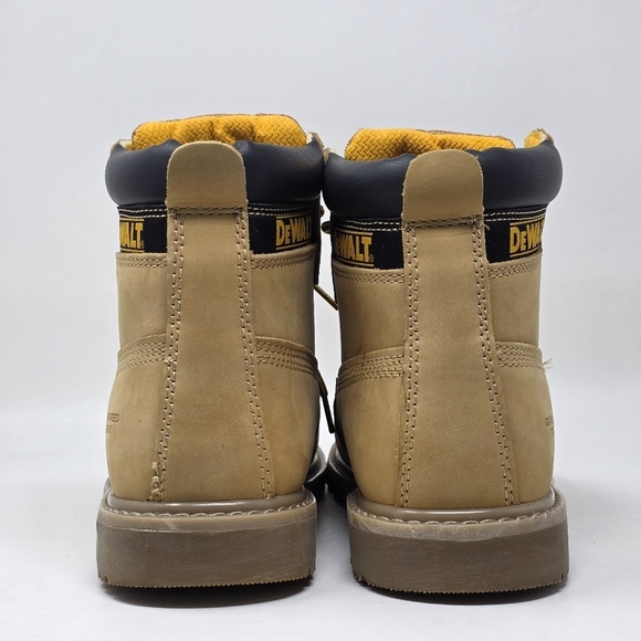 DeWALT Hancock Men’s Size 10.5M S3 Honey Safety Steel Toe Leather Ankle Boot New - Picture 5 of 11